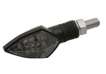 LED Blinker ROCK Paar schwarz/getöntes Glas