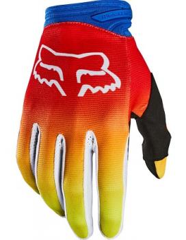 FOX Dirtpaw FYCE Handschuh in blau/rot