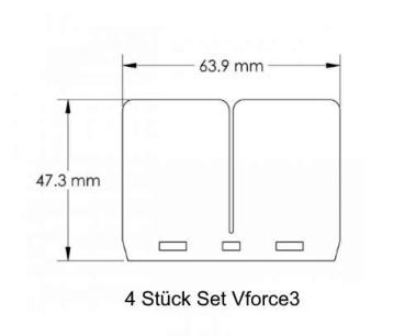 MEMBRAN - PLÄTTCHEN KIT V-FORCE 3
