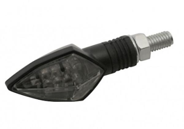 LED Blinker ROCK Paar schwarz/getöntes Glas