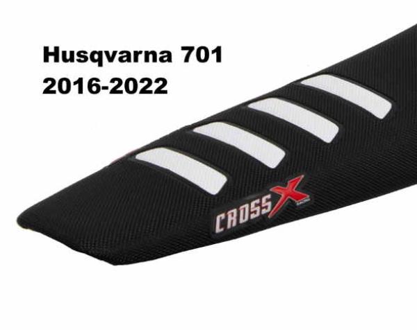 CROSS-X SITZBEZUG HUSQVARNA 701 SCHWARZ-WEISS