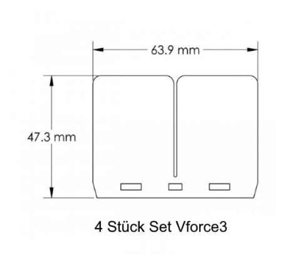 MEMBRAN - PLÄTTCHEN KIT V-FORCE 3
