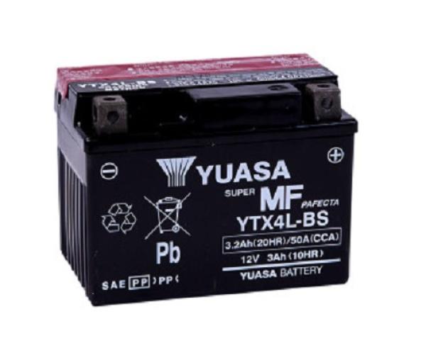 YUASA Batterie YTX4L-BS Fantic