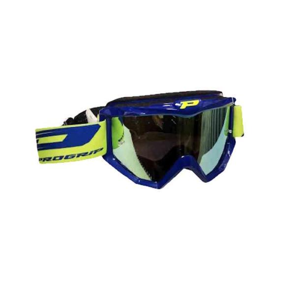 PROGRIP ATZAKI BRILLE FLUO-BLAU SPIEGEL