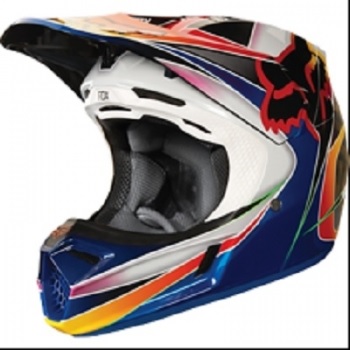 FOX V3 KUSTM Helm Gr.L