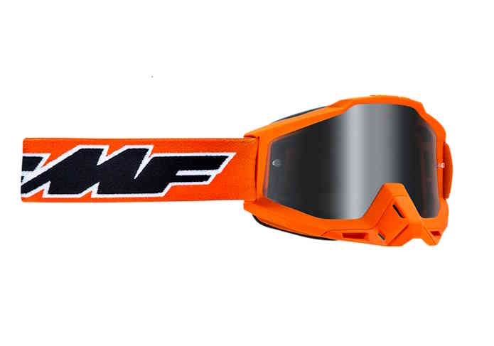 FMF POWERBOMB MX BRILLE ORANGE-SPIEGEL